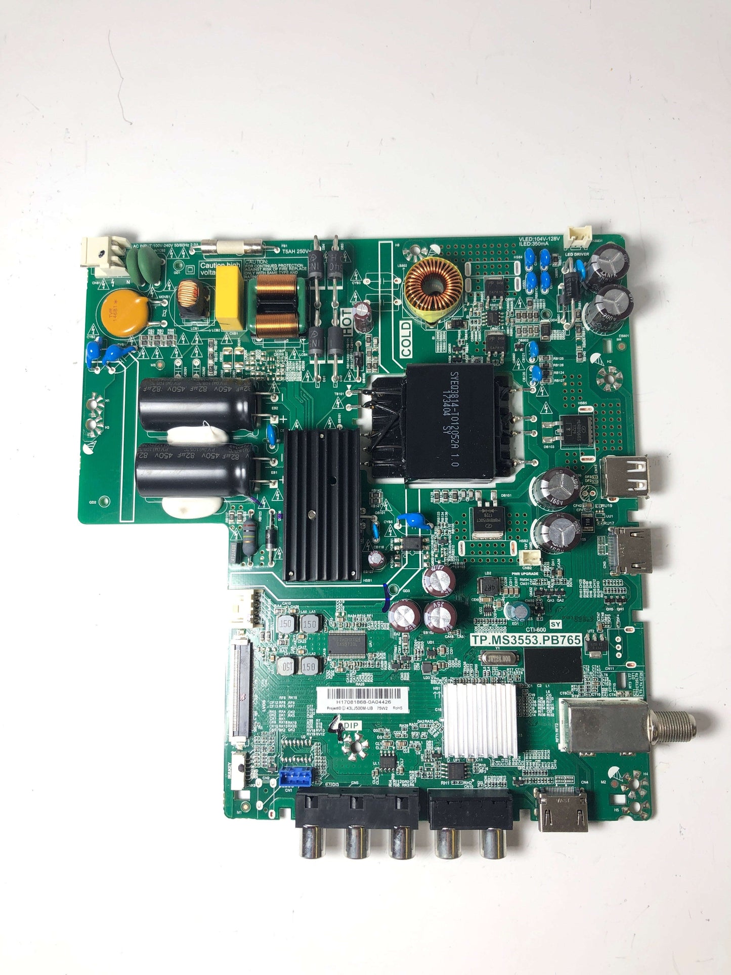 LG 3200284057 Main Board/Power Supply Board for 43LJ5000-UB.CUSFLH Otarealm