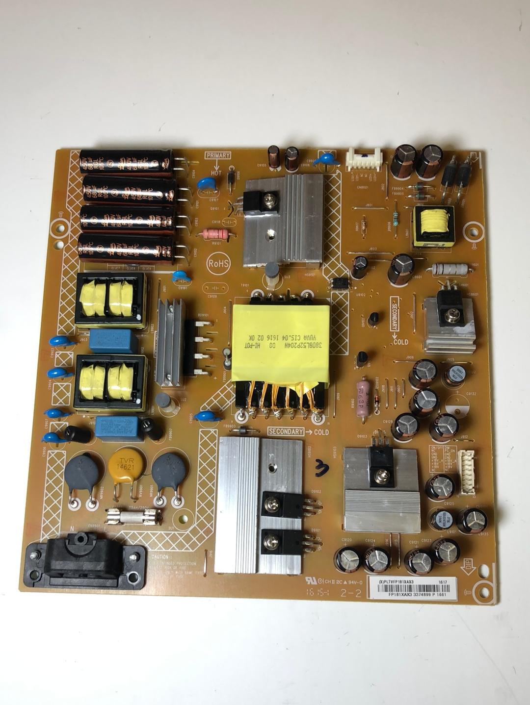 Sony 1-895-978-11 (PLTVFP181XAX3) Power Supply / LED Board for KDL-40R350D Otarealm