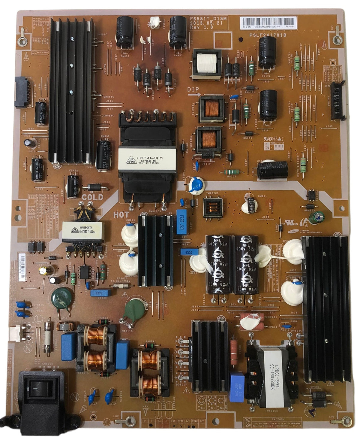 Samsung BN44-00654B Power Supply / LED Board Otarealm