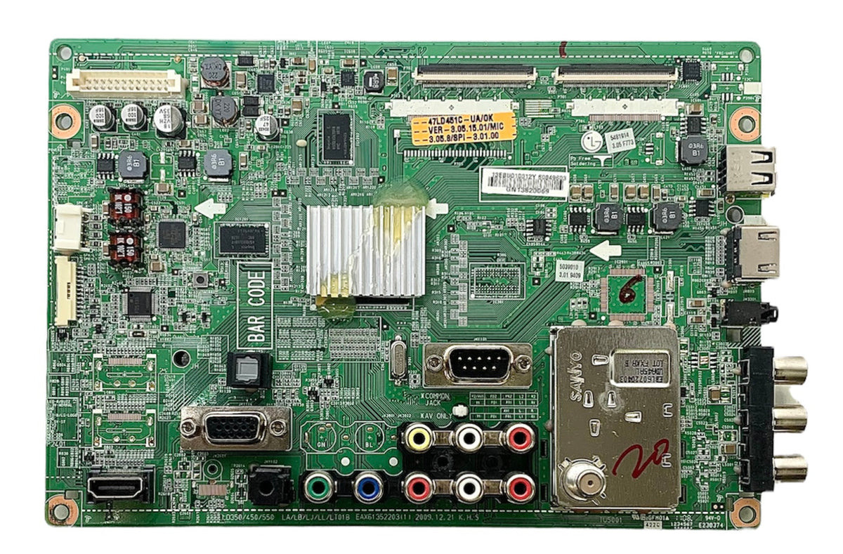 LG EBU60849603 (60849603) Main Board for 47LD450-UA.AUSWLJR Otarealm