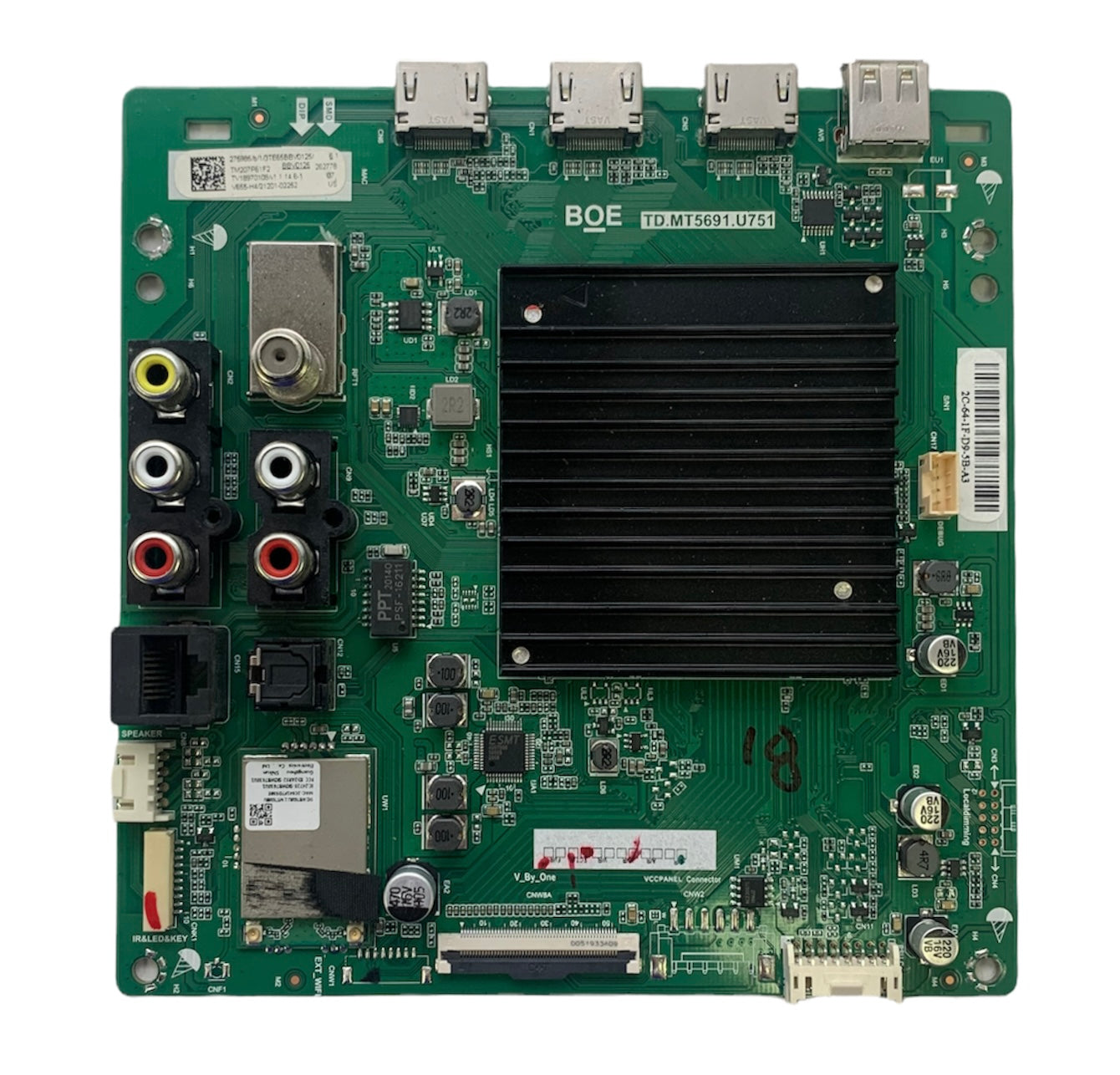 Vizio 60103-00629 TD.MT5691.U751 Main Board for V655-H4 Otarealm