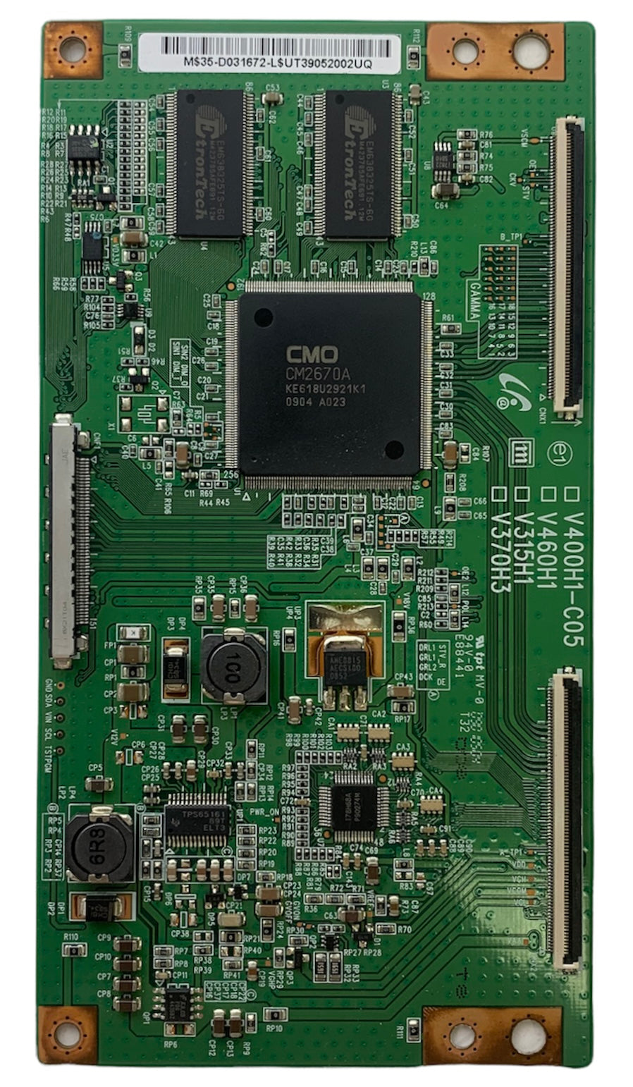CMO 35-D031672 (V400H1-C05, V460H1, V315H1, V370H3) T-Con Board Otarealm