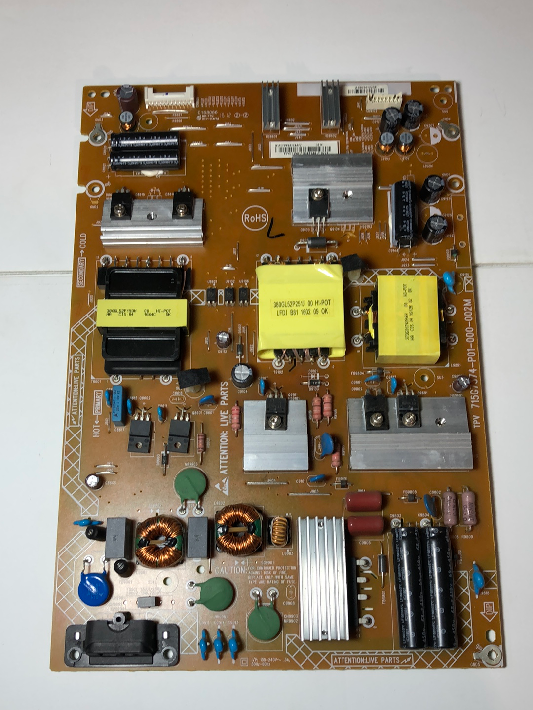 Insignia PLTVFY411XAF7 Power Supply Board Otarealm