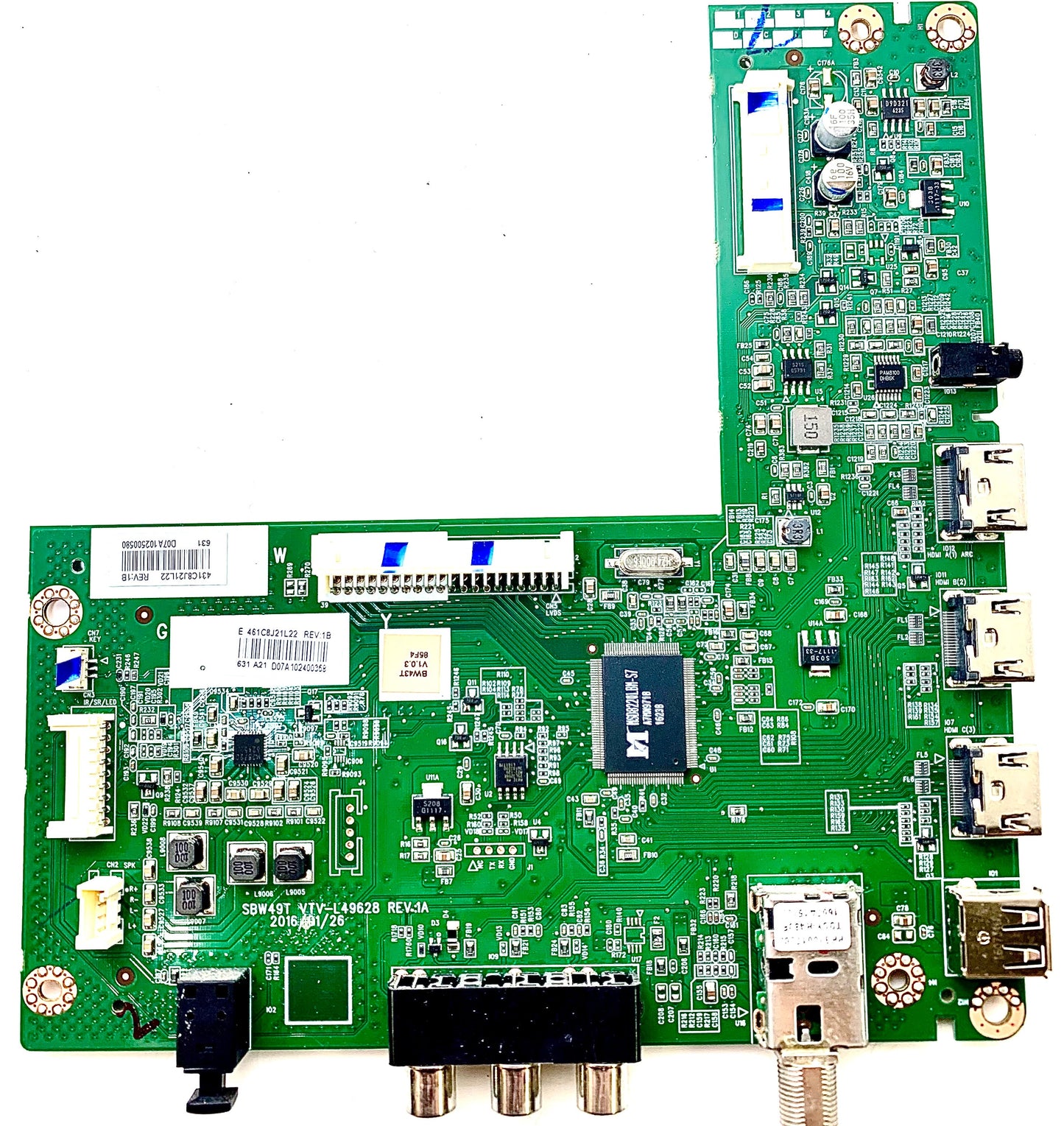 Toshiba 461C8J21L22 (431C8J21L22) Main Board for 43L420U Otarealm
