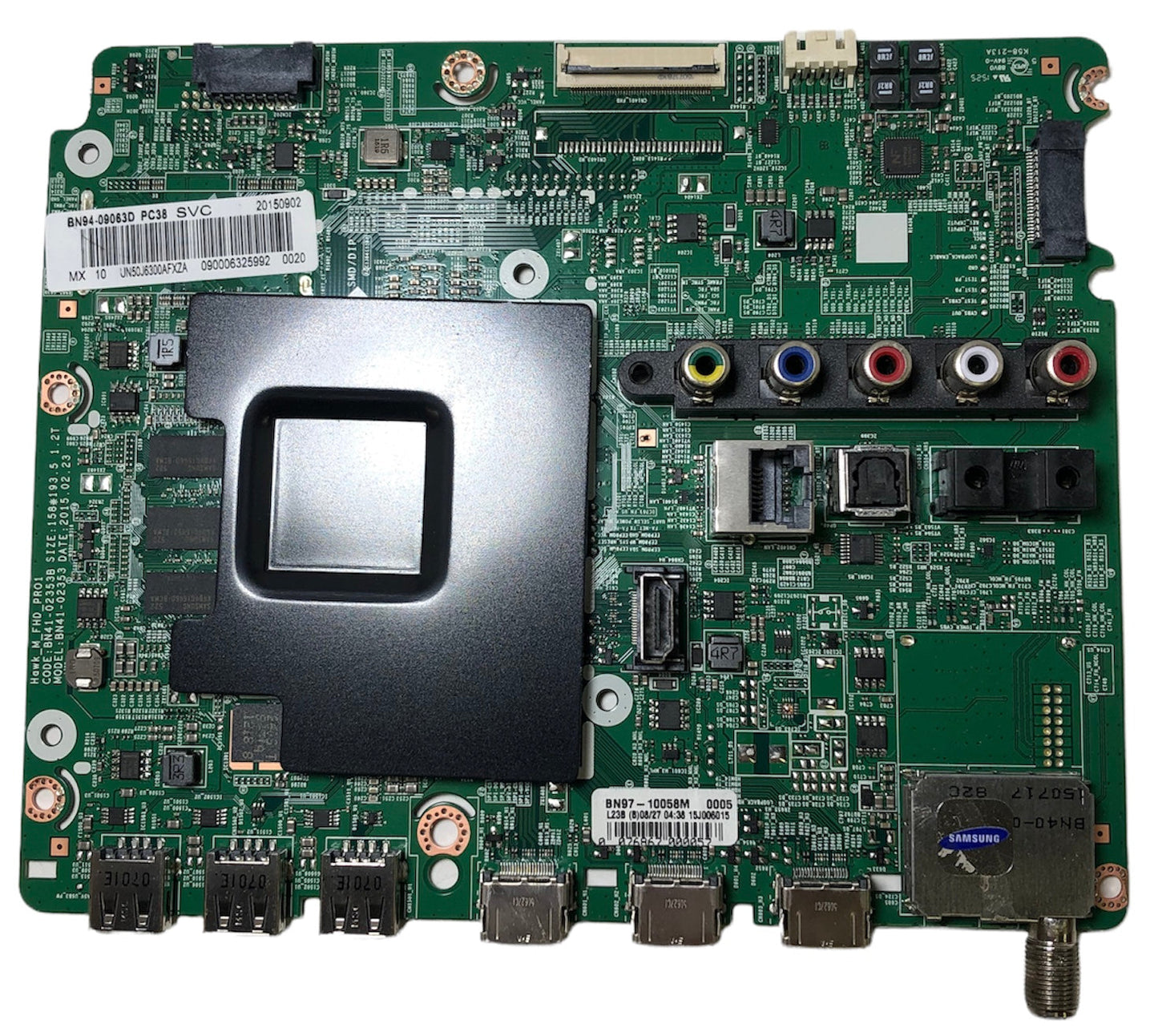 Samsung BN94-09063D Main Board for UN50J6300AFXZA (Version DH02) Otarealm