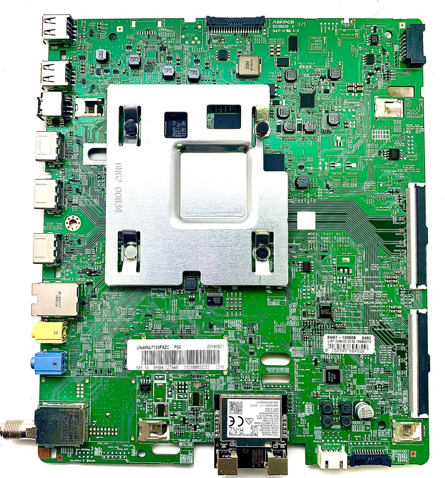 Samsung BN94-12794B Main Board for UN40NU7100FXZA (Version FA01) Otarealm