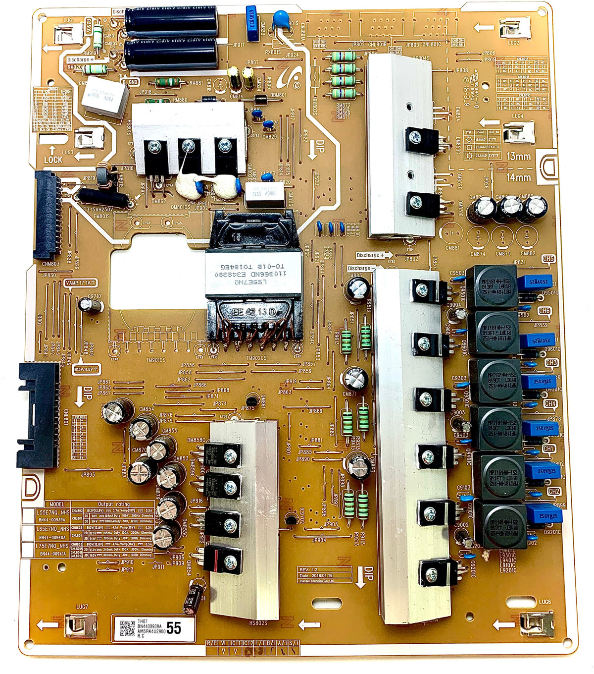 Samsung BN44-00939A Power Supply Board Otarealm
