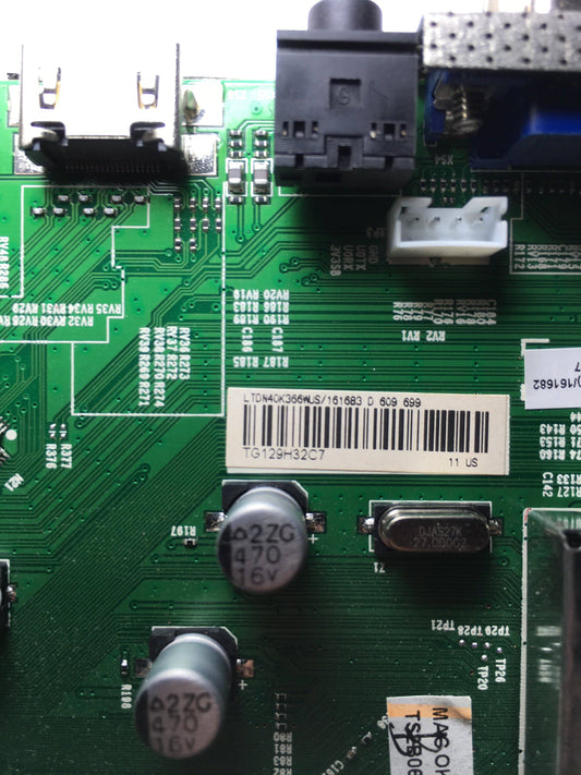 Hisense 161682 Main Board for 40K366W Version 1 Otarealm