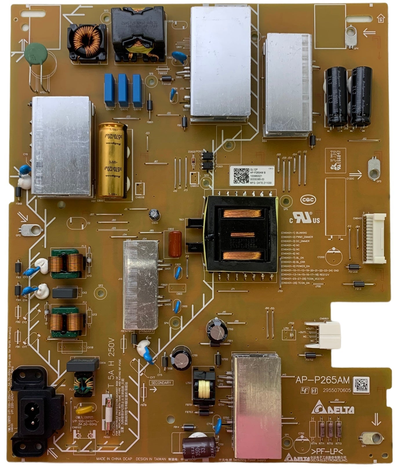Sony 1-009-800-21 1-009-800-11 GL12P Power Supply Board Otarealm