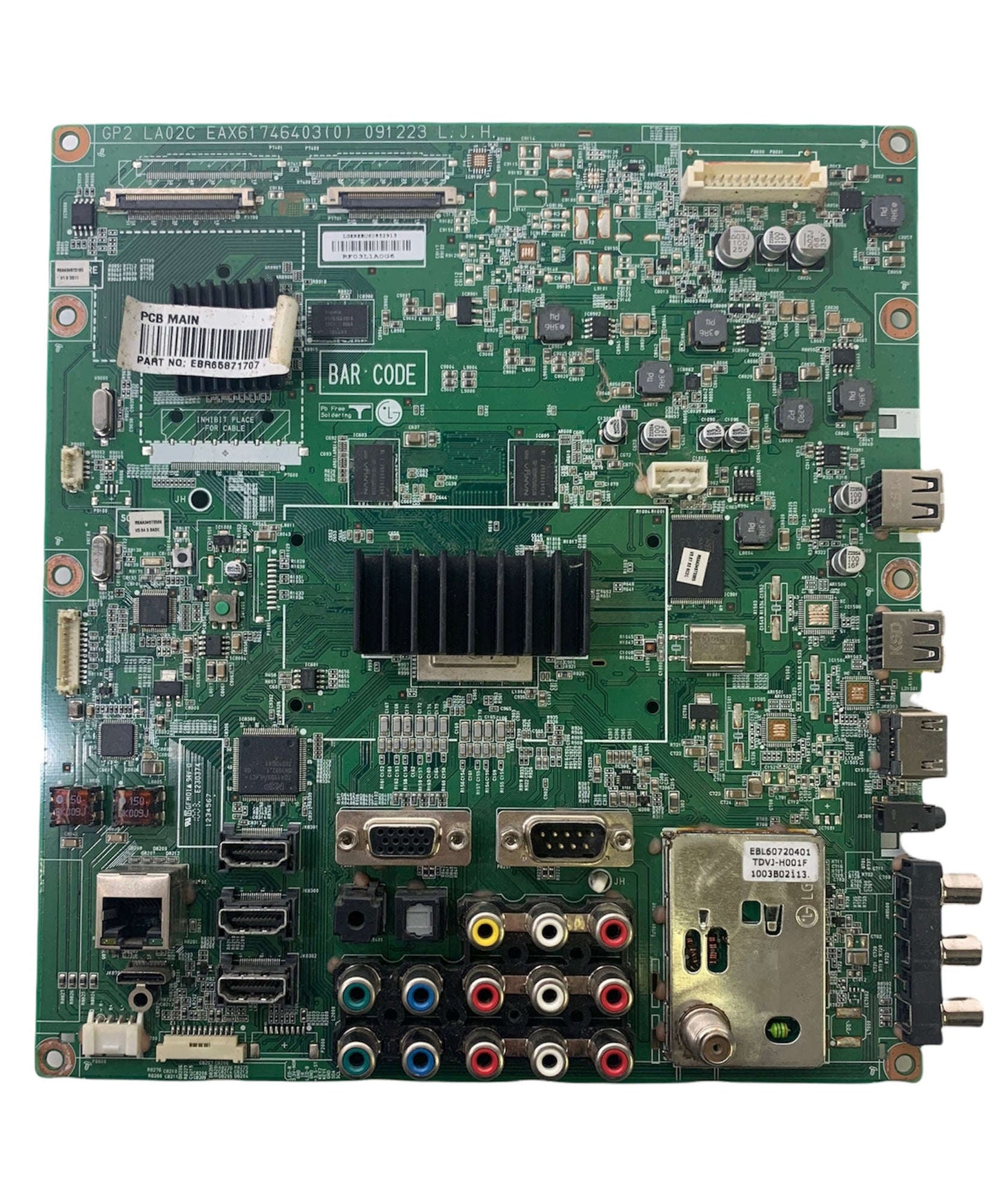LG EBU60852913 (EAX61746403(0)) Main Board for 52LD550-UB Otarealm
