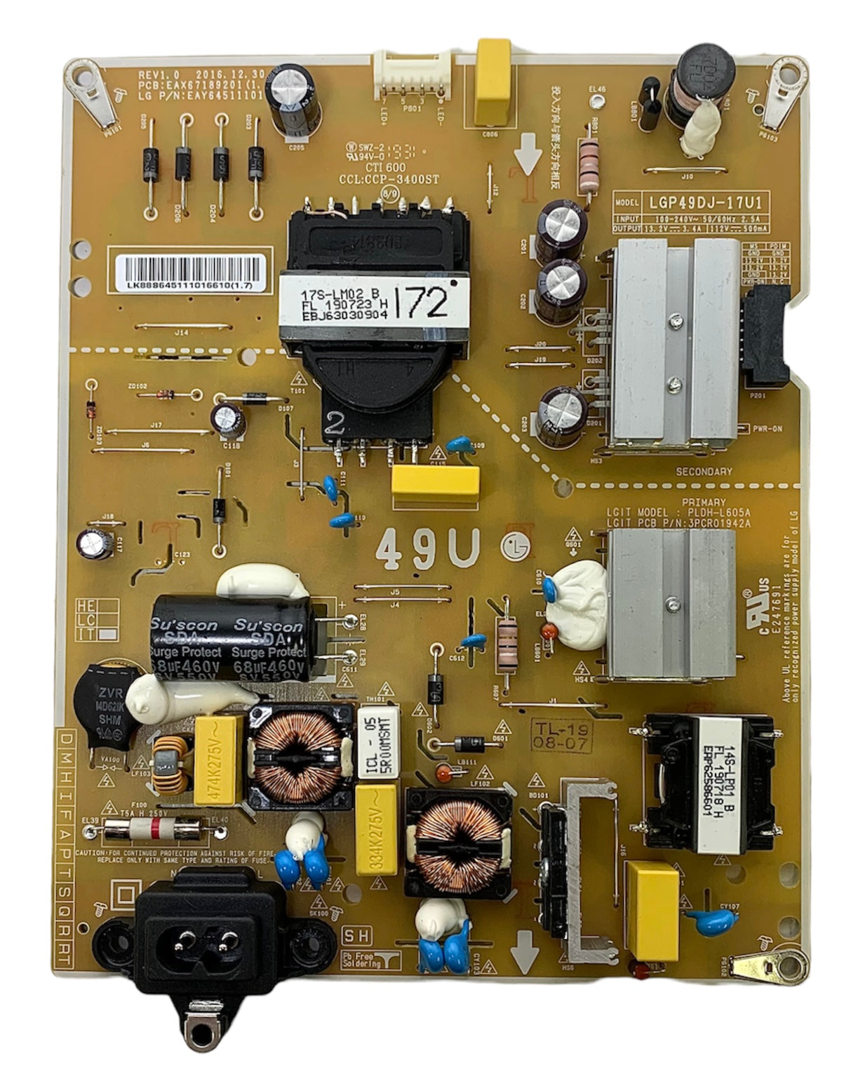LG EAY64511101 Power Supply/LED Driver Board Otarealm