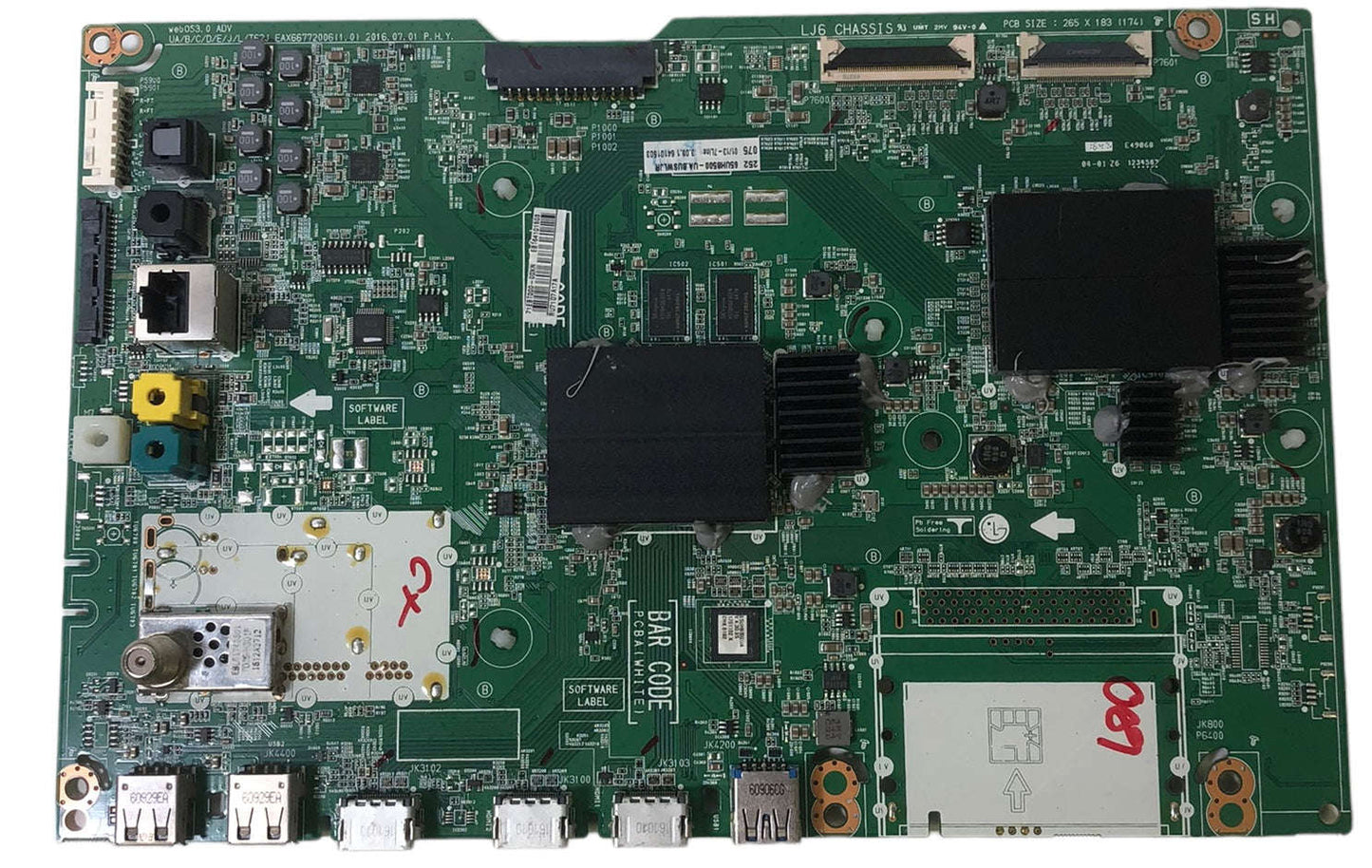 LG EBT64101503 Main Board for 65UH8500-UA.BUSWLJR Otarealm