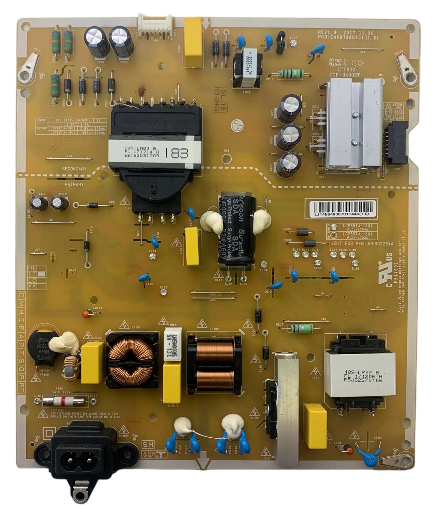LG EAY64908701 Power Supply Otarealm