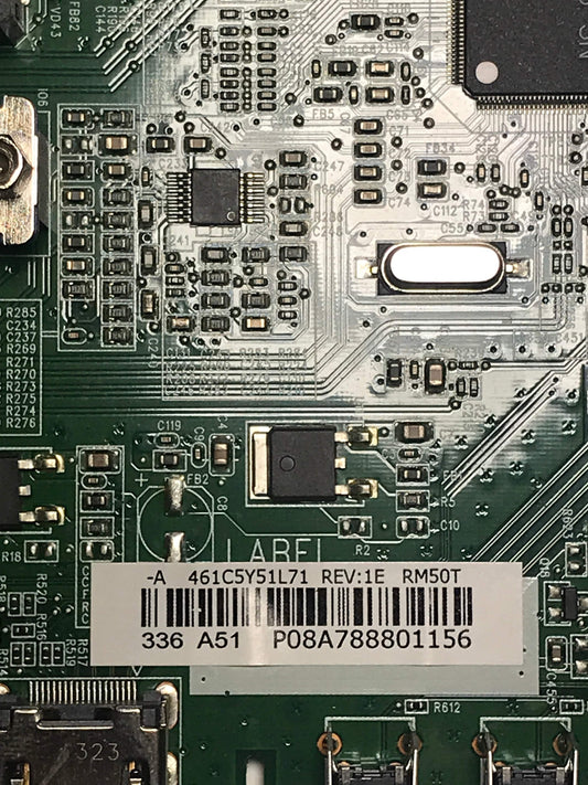 Toshiba 75033152 461C5Y51L71 Main Board for 50L1350U Otarealm