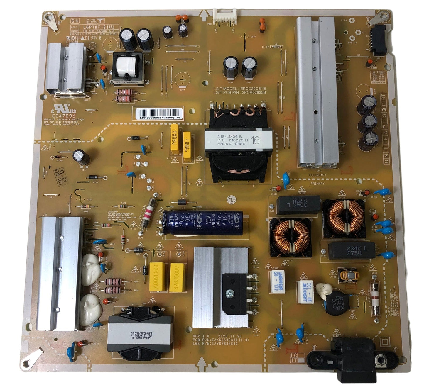 LG EAY65895642 Power Supply/LED Driver Board Otarealm