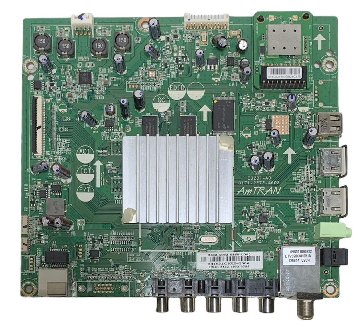 Vizio 3632-1932-0150 Main Board for E320I-A0 (LAIANLDN Serial) Otarealm