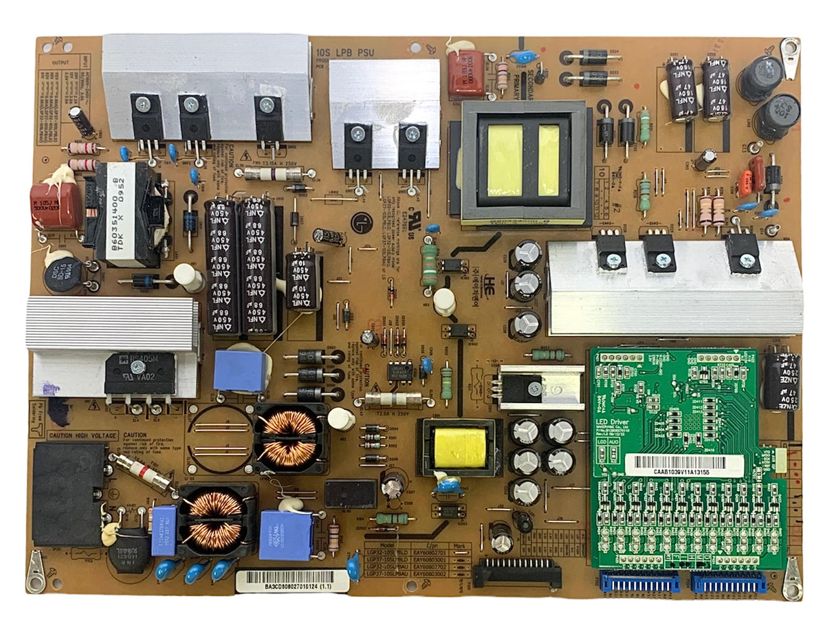 LG EAY60802701 (LGP32-10SLPBLD) Power Supply / LED Board Otarealm