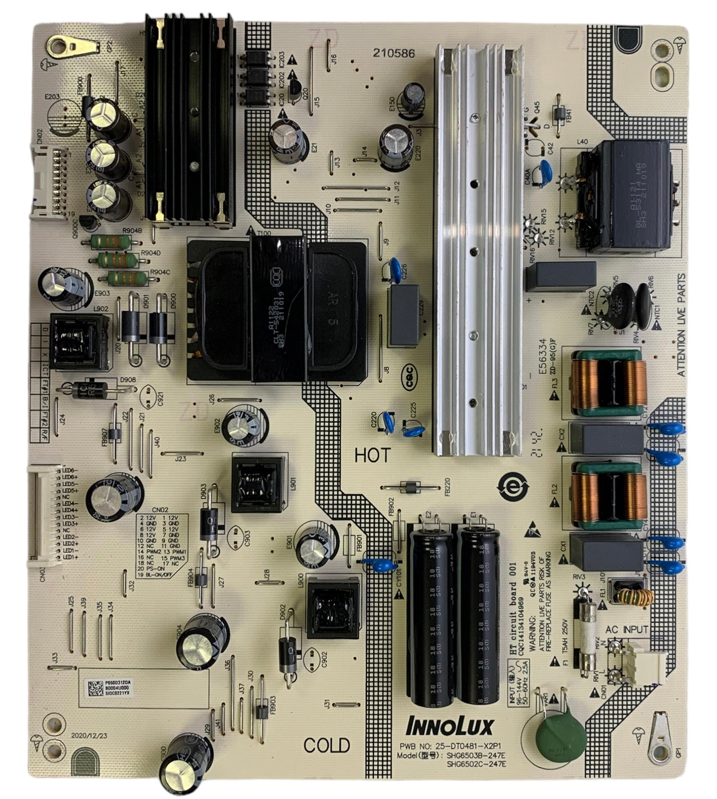 Vizio P650D312DA Power Supply/LED Driver Otarealm