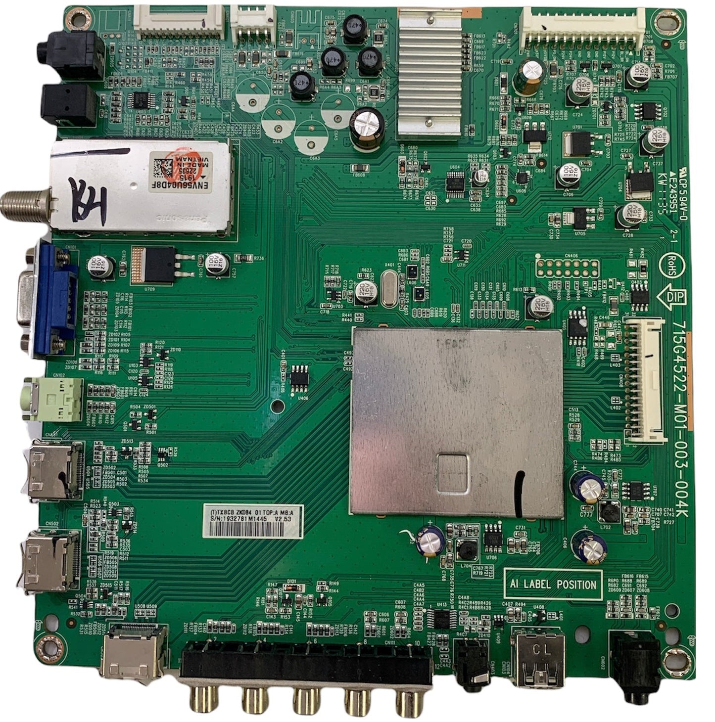 Insignia 756TXBCBZK084 Main Board for NS-42E760A12 Otarealm