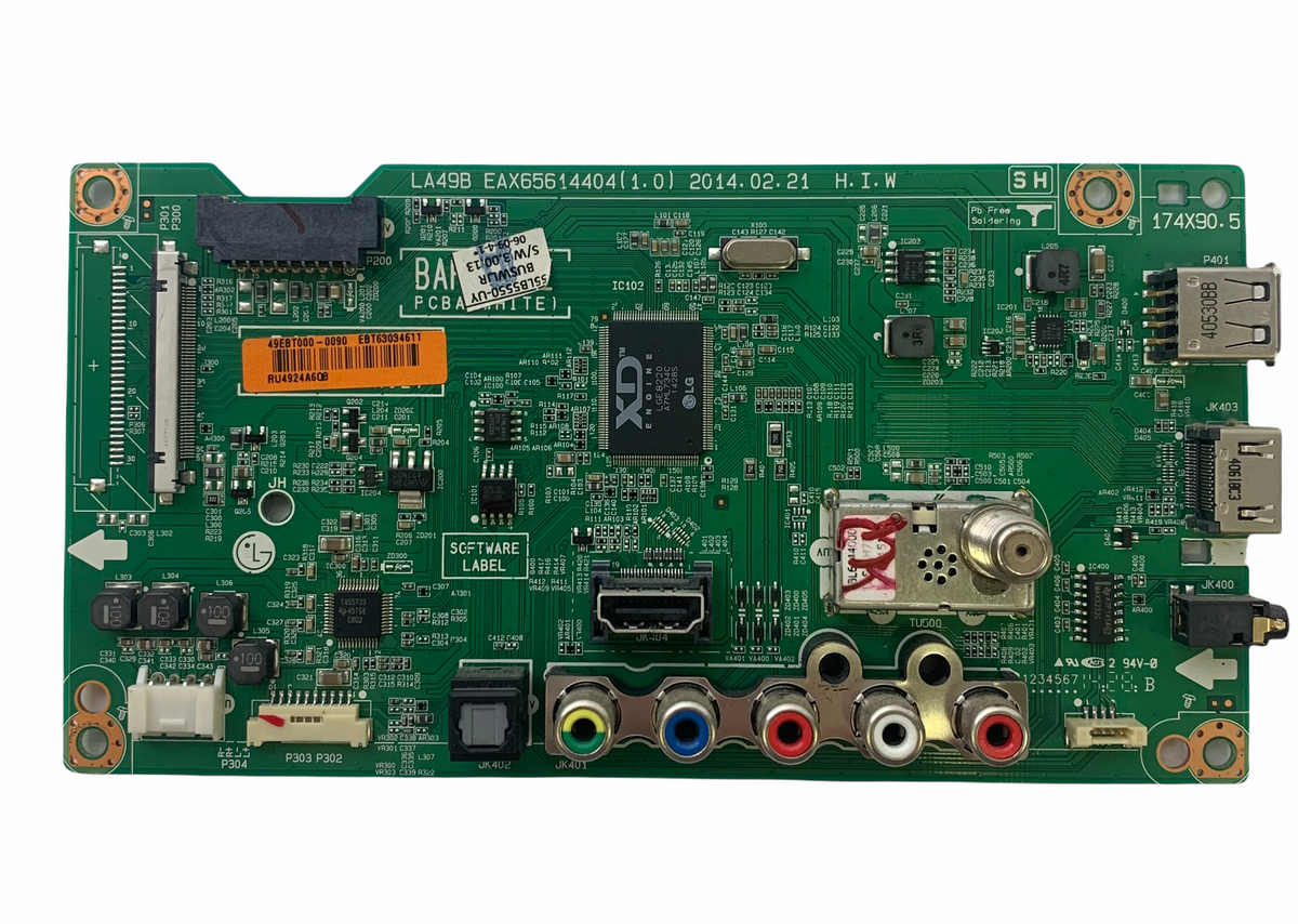 LG EBT63034611 Main Board for 55LB5550-UY.BUSWLJR Otarealm