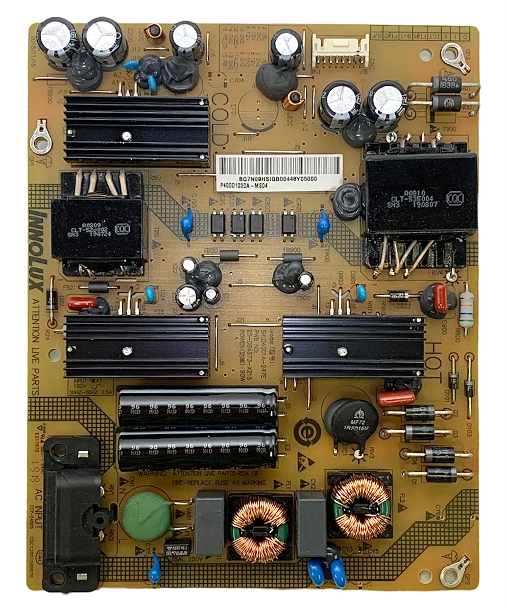 Vizio P400D103DA-MS04 Power Supply Board Otarealm