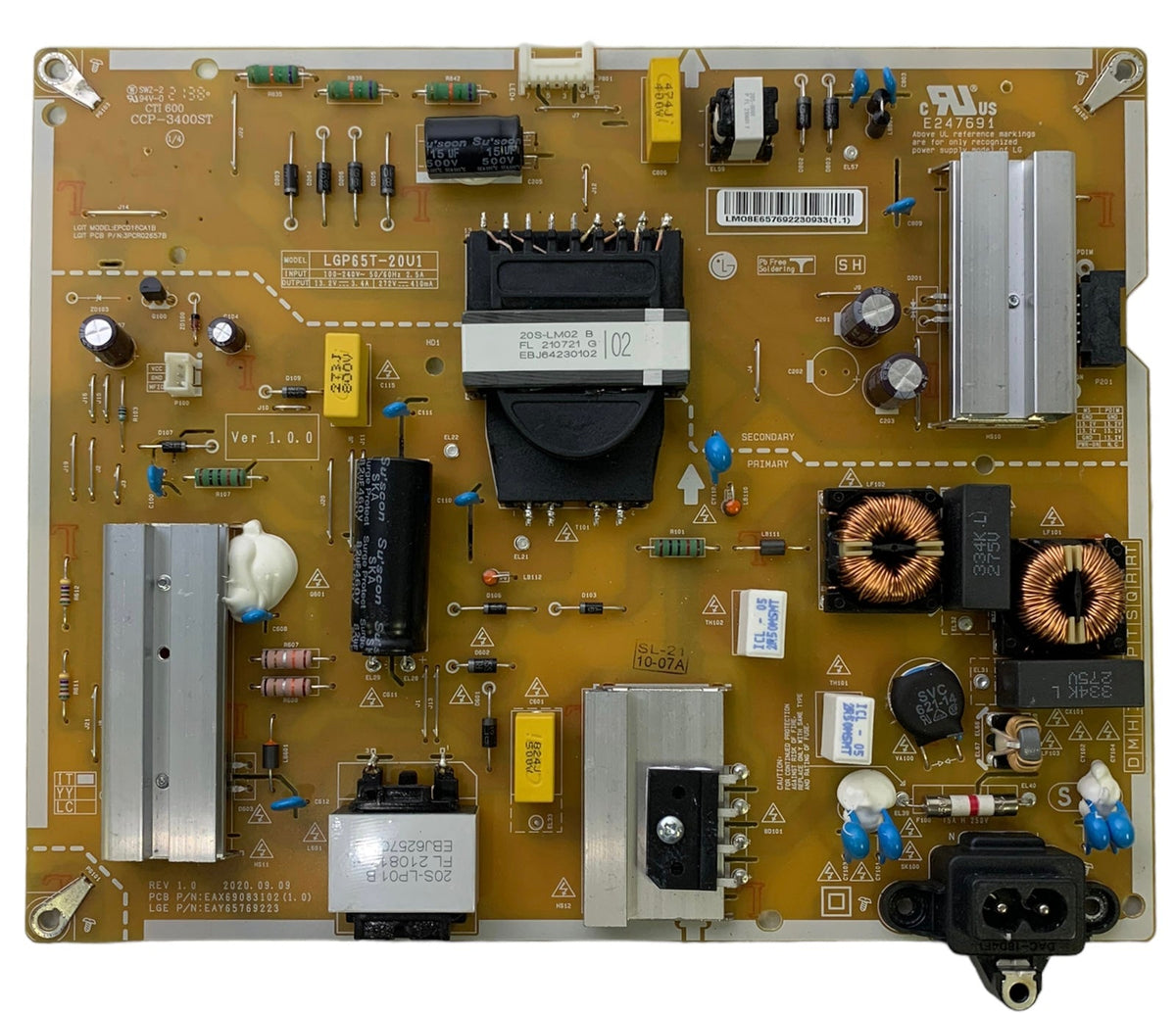 LG EAY65769223 Power Supply/LED Driver Board Otarealm