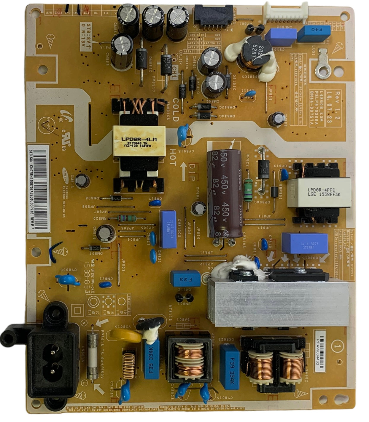 Samsung BN44-00757A Power Supply / LED Driver Board Otarealm