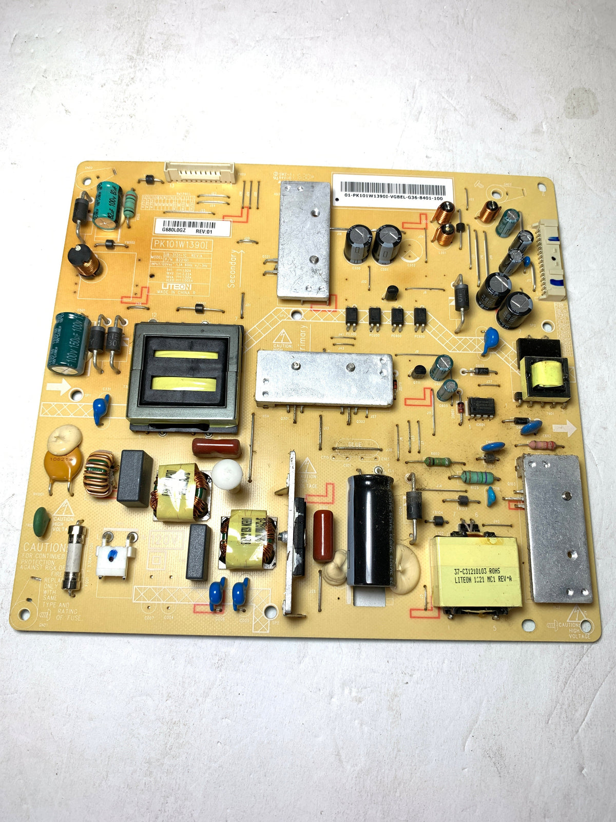 Toshiba PK101W1390I Power Supply / LED Board Otarealm