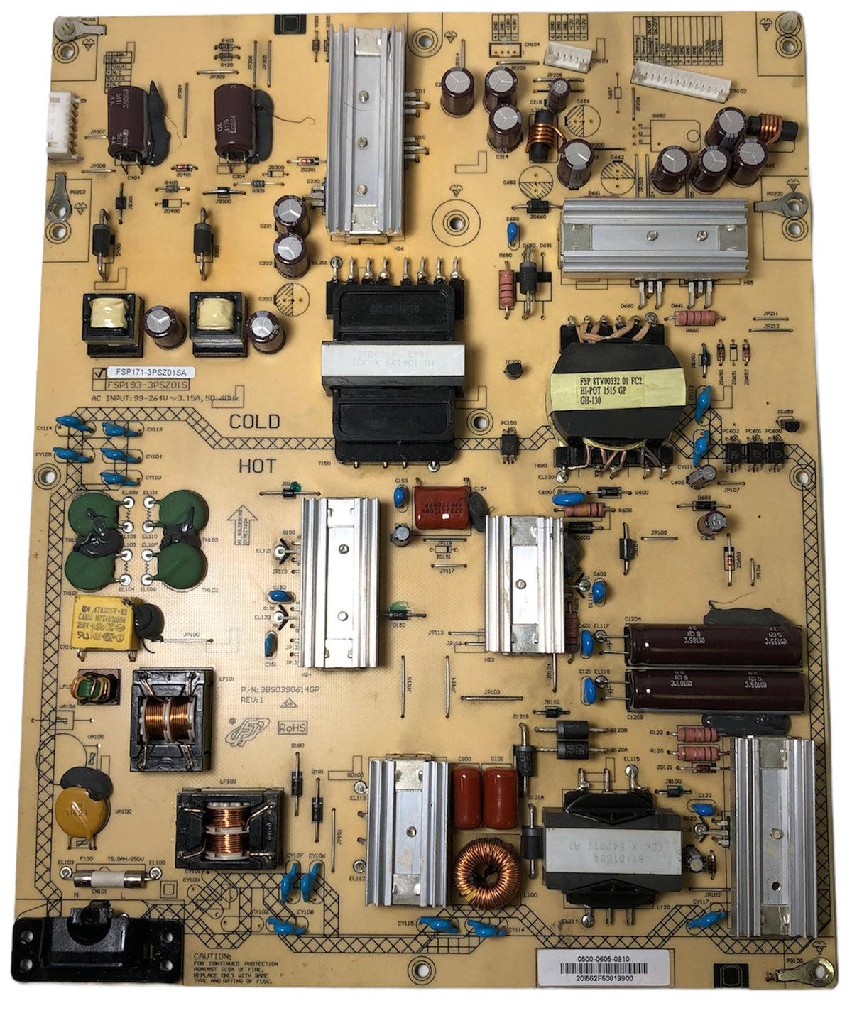 Sharp 9LE050006050910 Power Supply / LED Board Otarealm
