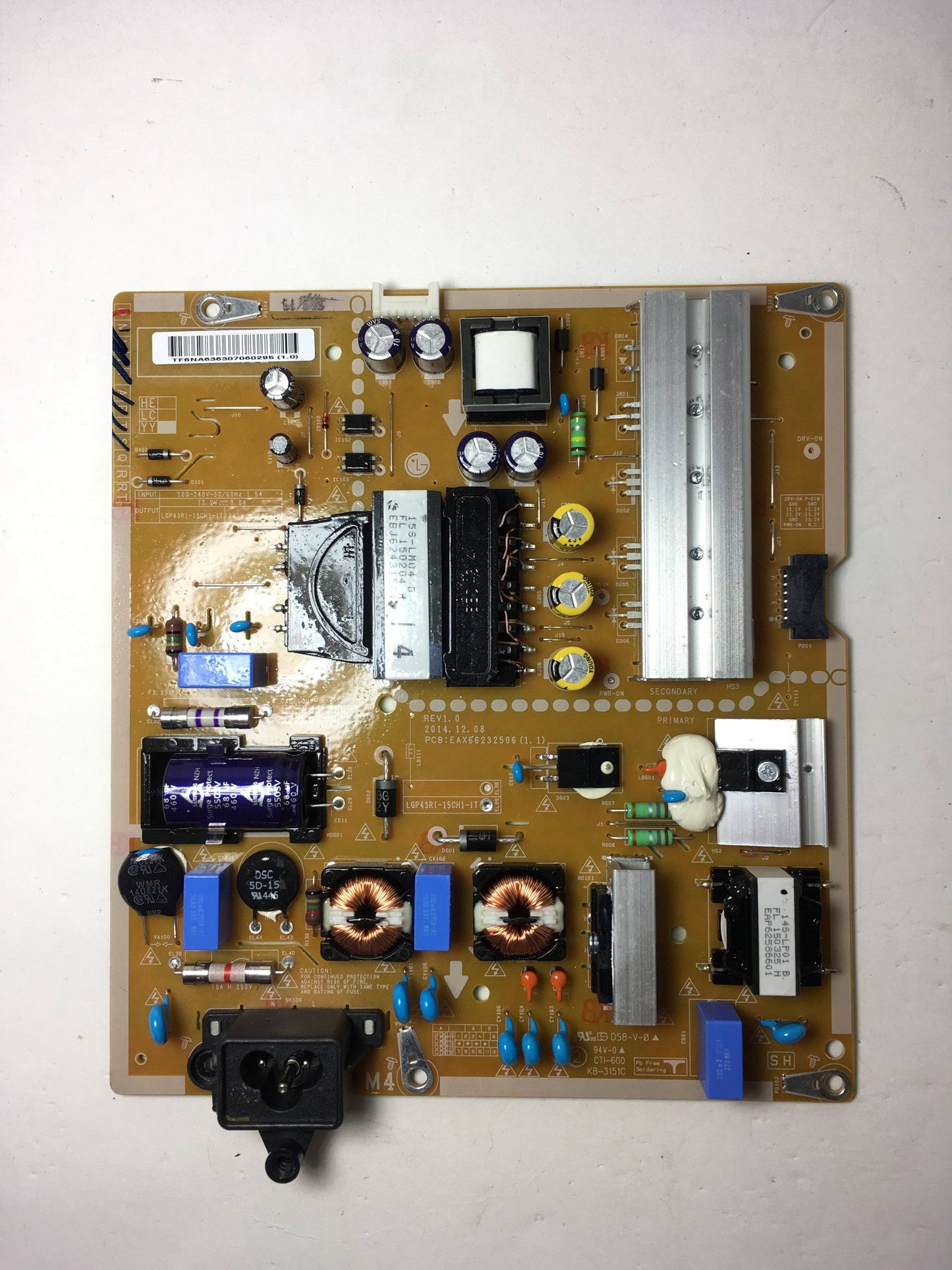 LG EAY63630706 Power Supply Board Otarealm