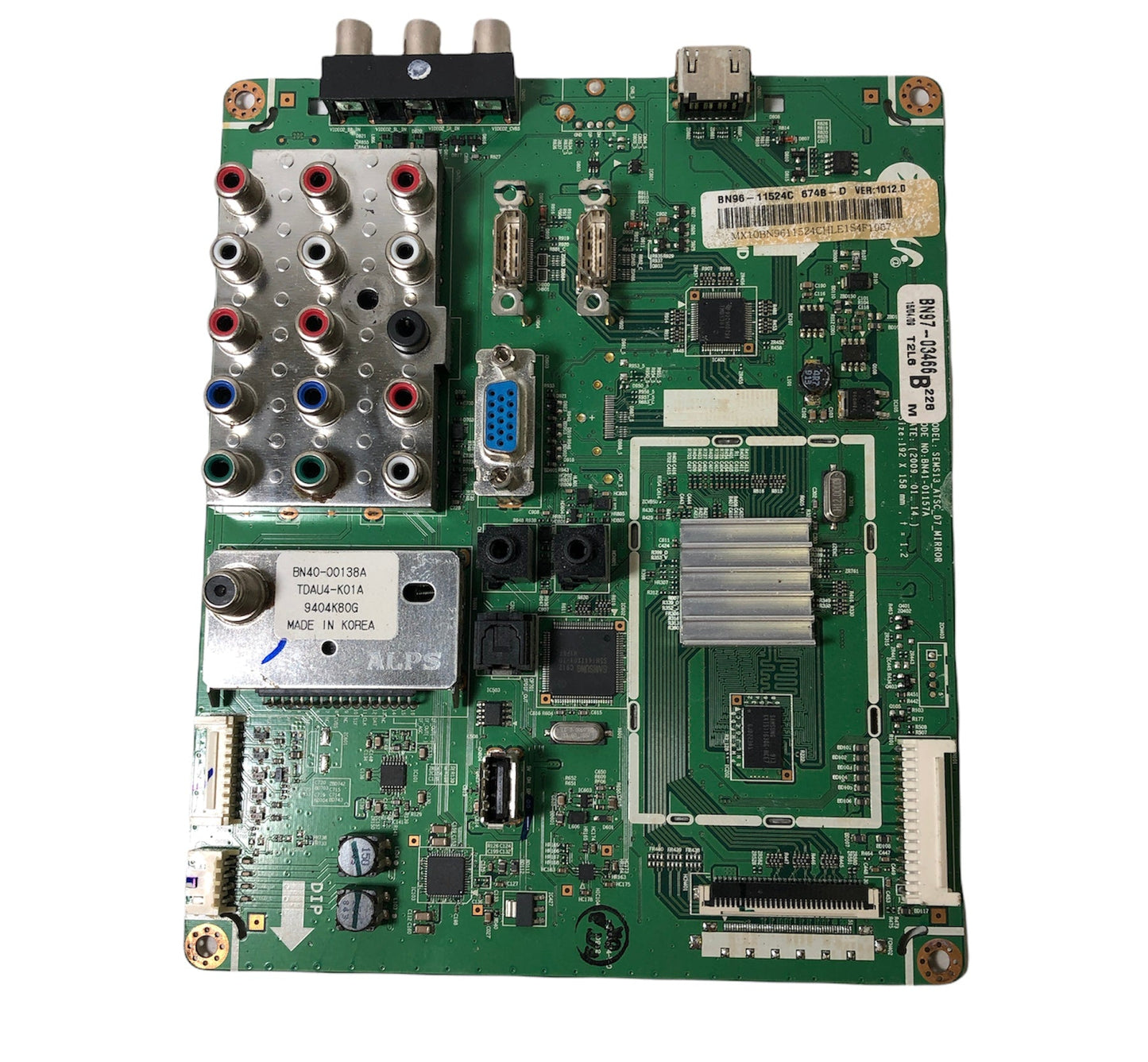 Samsung BN96-11524C (BN41-01157A) Main Board for LN32B460B2DXZA Otarealm