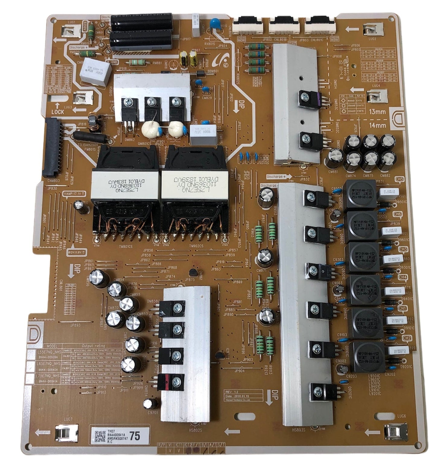 Samsung BN44-00941A Power Supply / LED Board Otarealm