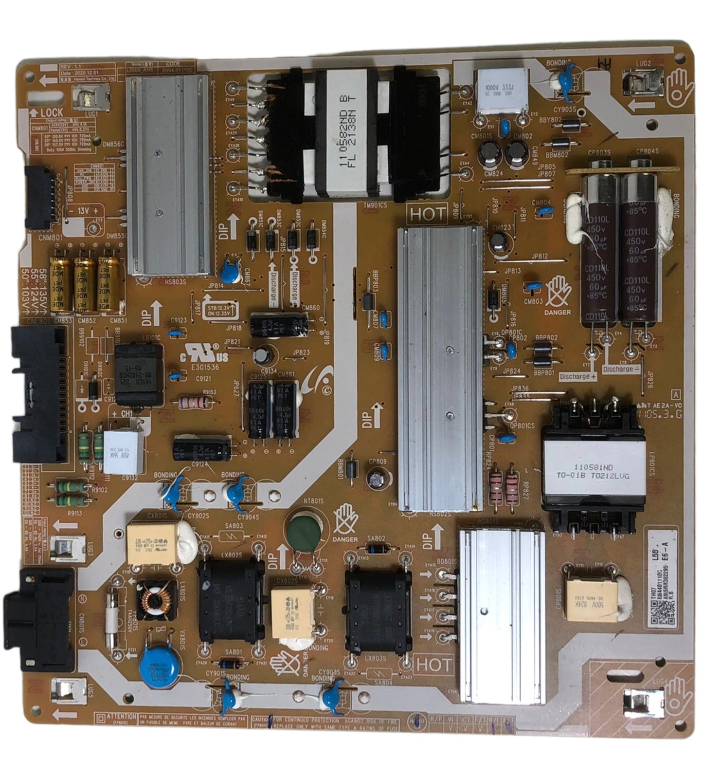Samsung BN44-01110C Power Supply / LED Board for UN50TU7000BXZA Otarealm