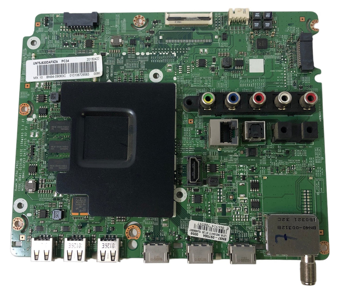 Samsung BN94-09063C Main Board for UN75J630DAFXZA (TH01) Otarealm