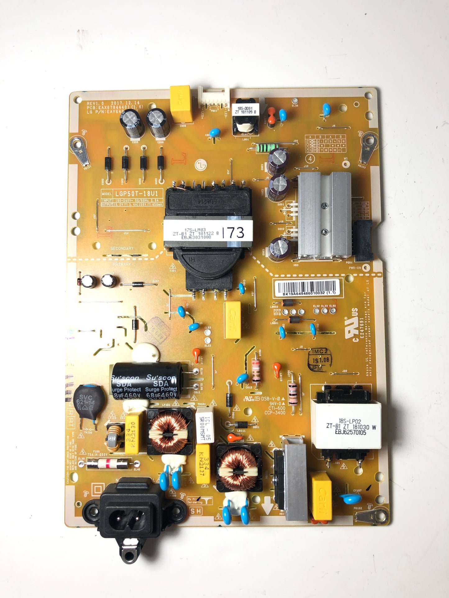 LG EAY64948601 Power Supply / LED Driver Board Otarealm