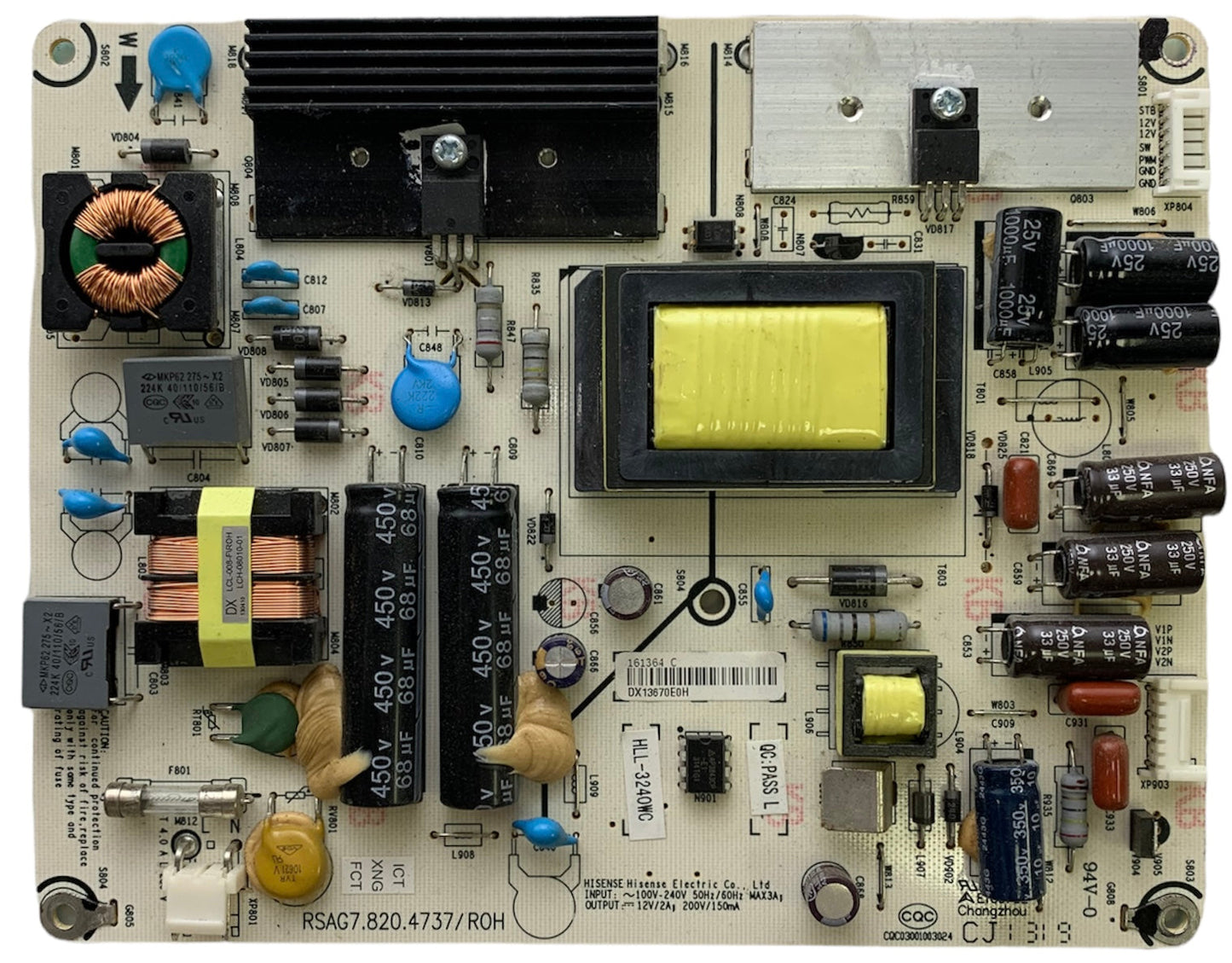 Hisense 161364 (RSAG7.820.4737/R0H) Power Supply for 40K360MN Otarealm
