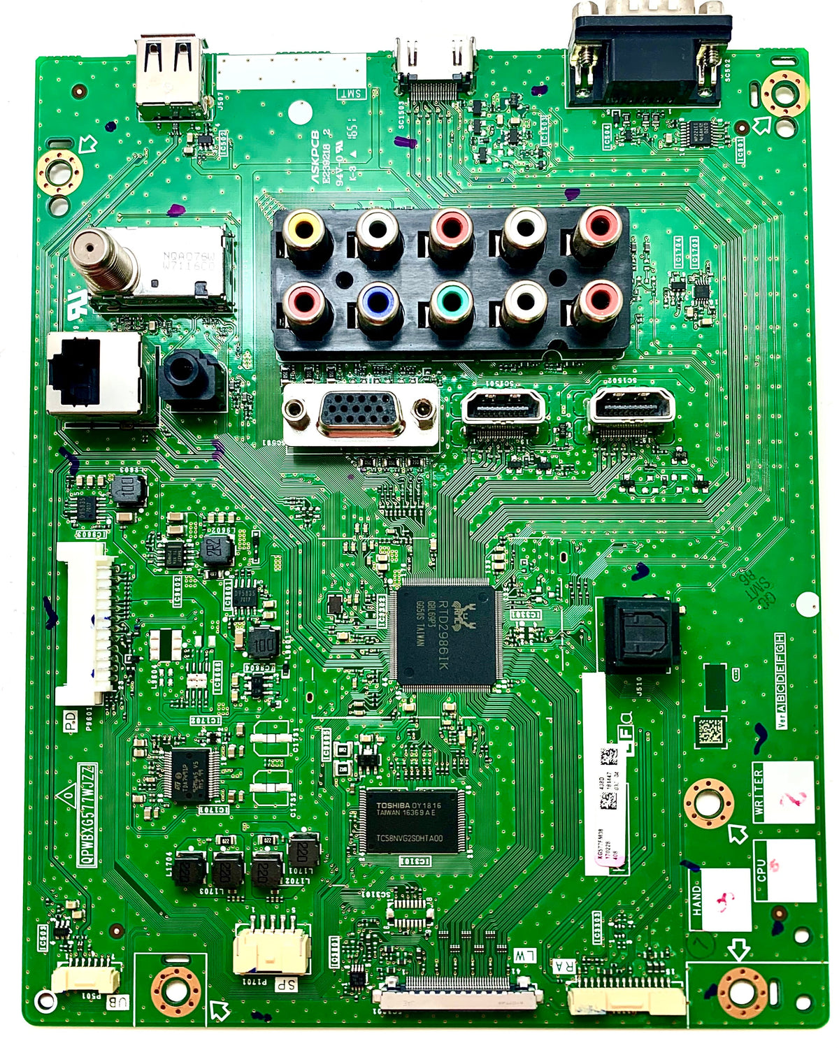 Sharp DUNTKG577FM08 Main Board for LC-80LE661U Otarealm
