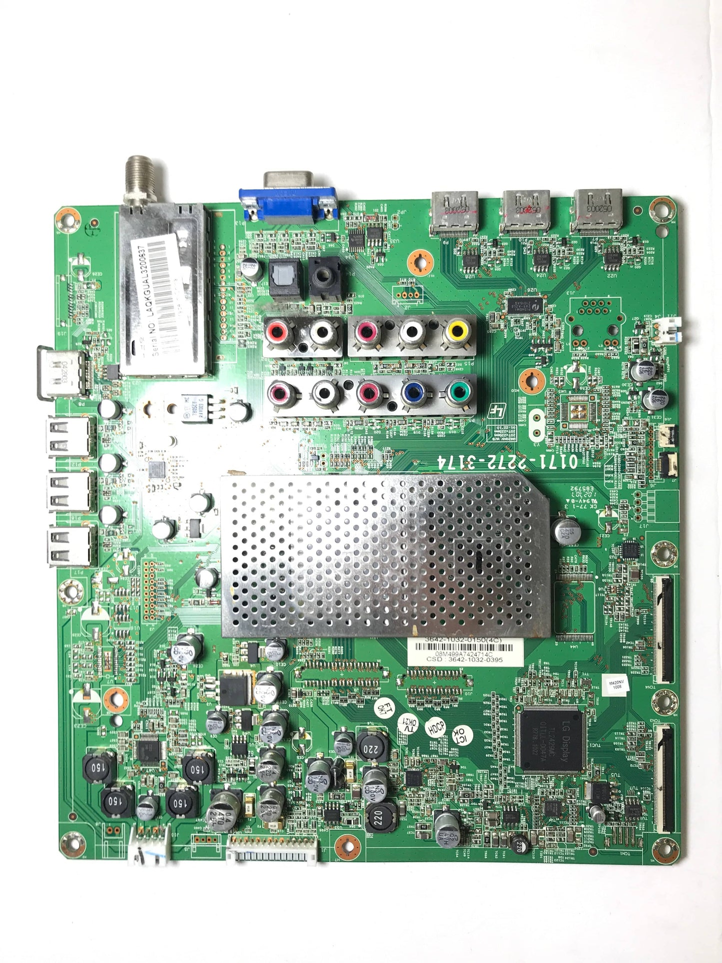 Vizio 3642-1032-0150 (0171-2272-3174) Main Board for M420NV Otarealm
