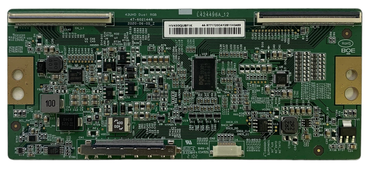 Sony 44-9771720 HV430QUBN1F T-Con Board Otarealm