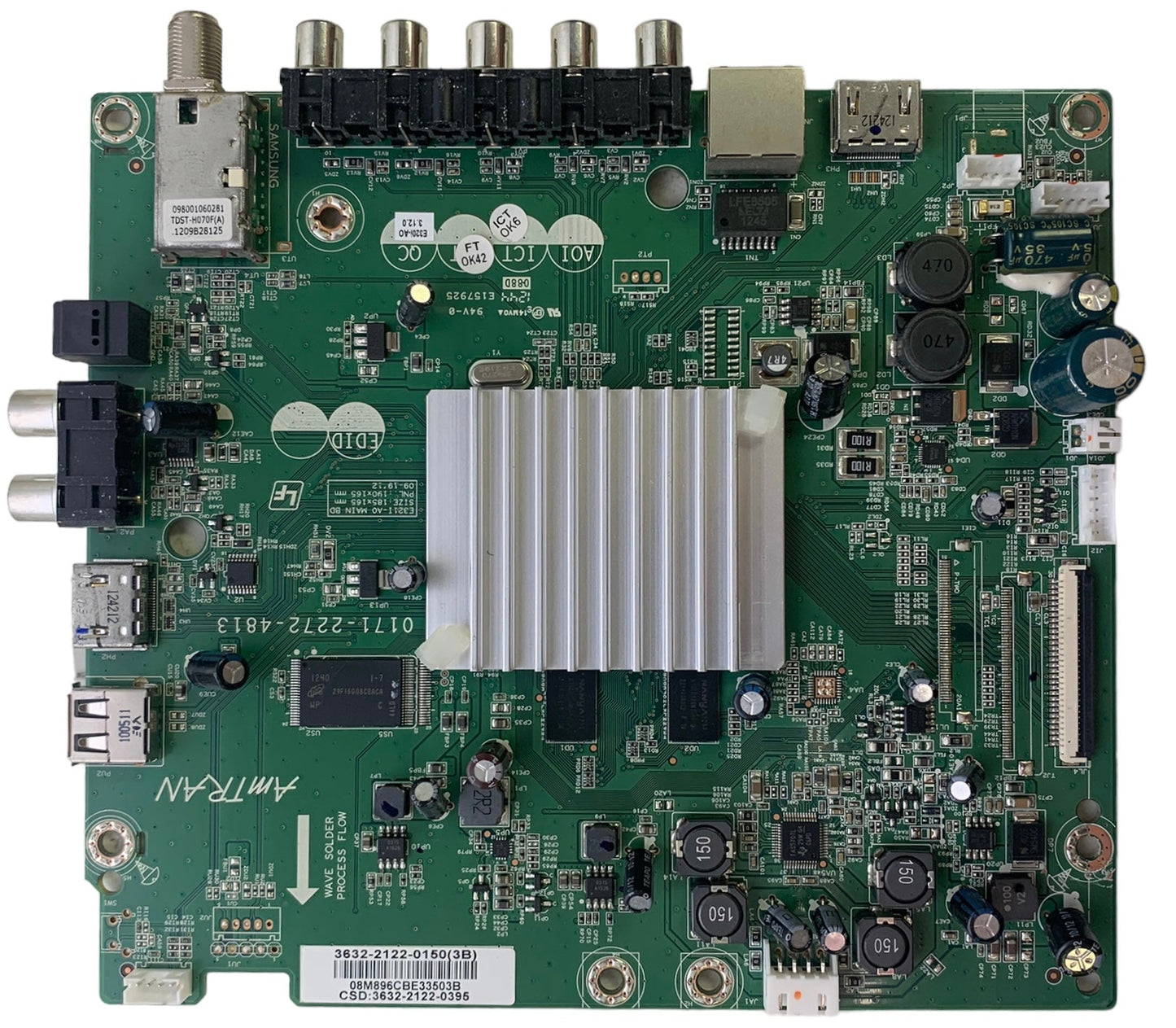 Vizio 3632-2122-0150 (0171-2272-4813) Main Board for E320i-A0 Otarealm