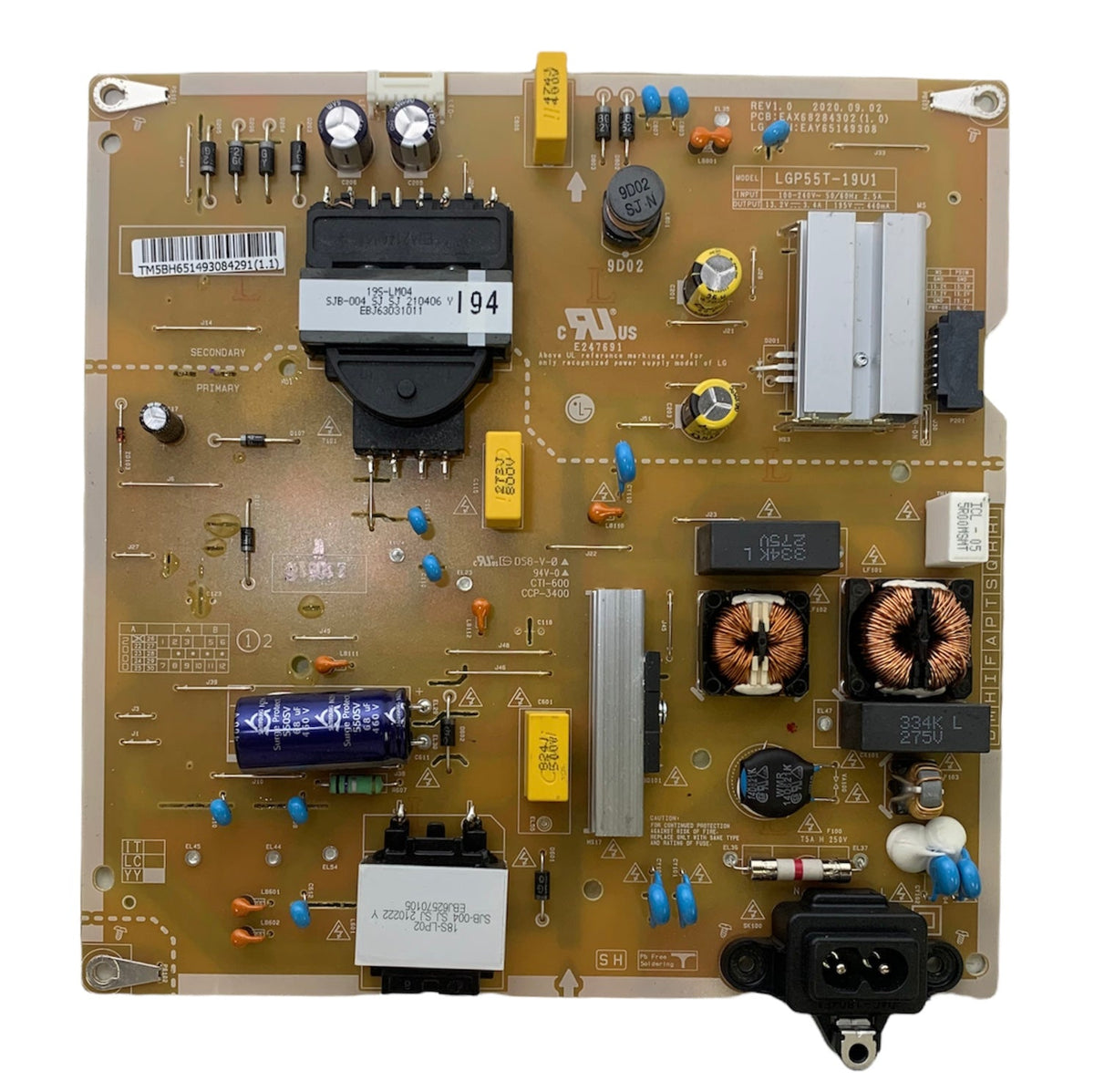 LG EAY65149308 Power Supply/LED Driver Board Otarealm