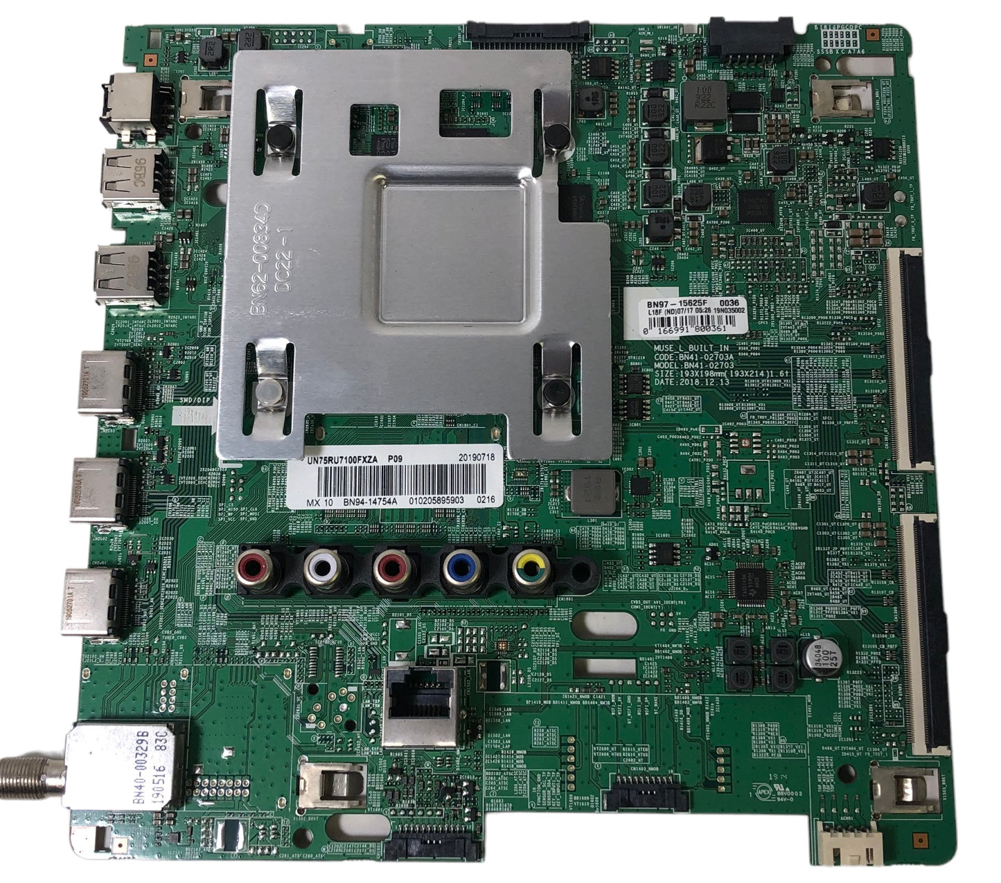 Samsung BN94-14754A Main Board for UN75RU7100FXZA UN75RU710DFXZA (Version WA03) Otarealm