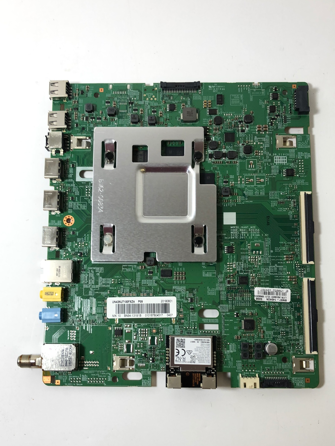 Samsung BN94-13191B Main Board for UN43NU7100FXZA (Version DA02 / DB04) Otarealm