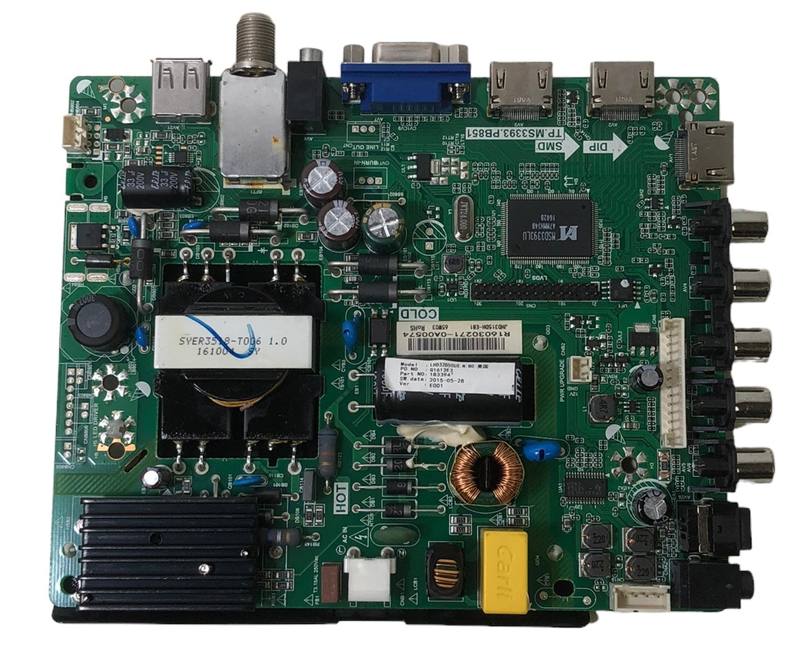 Hisense 183394 Main Board/Power Supply for 32H3B1 Otarealm
