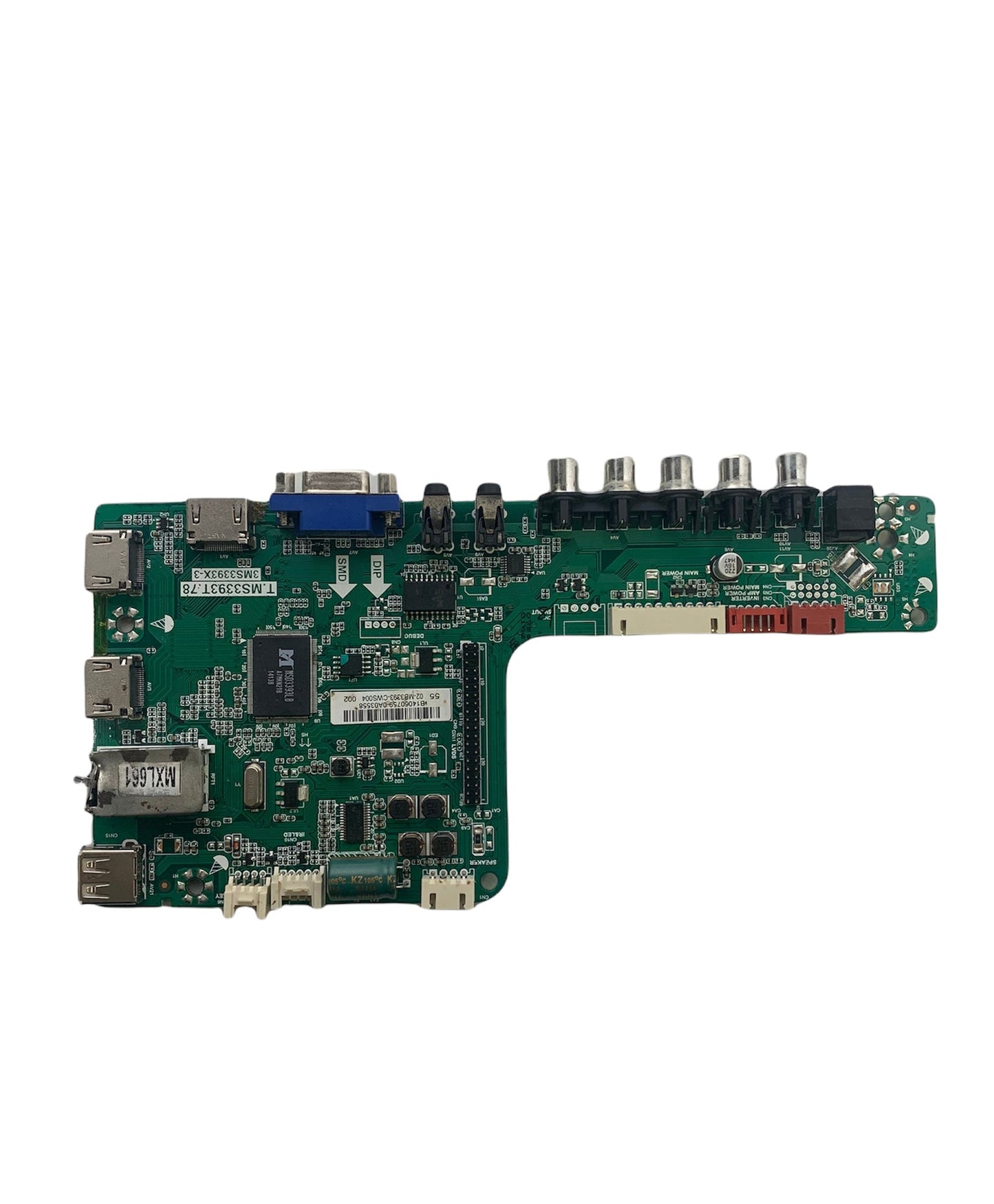 Sanyo 02-MB3393-CWS004 Main Board for DP55D44 P55D44-08 & P55D44-09 Otarealm