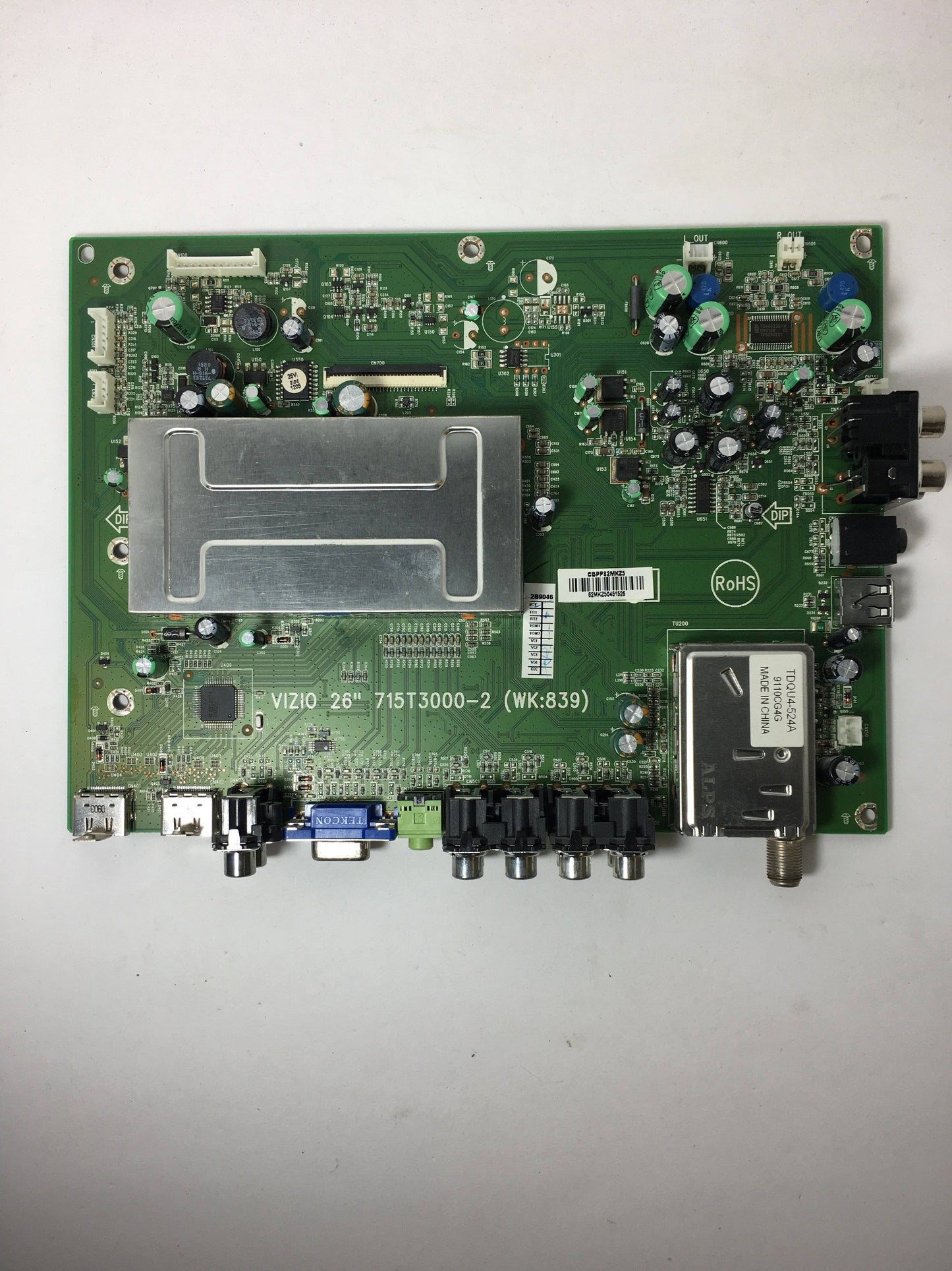 Vizio CBPF82MKZ5 (715T3000-1) Main Board for VA26LHDTV10T Otarealm