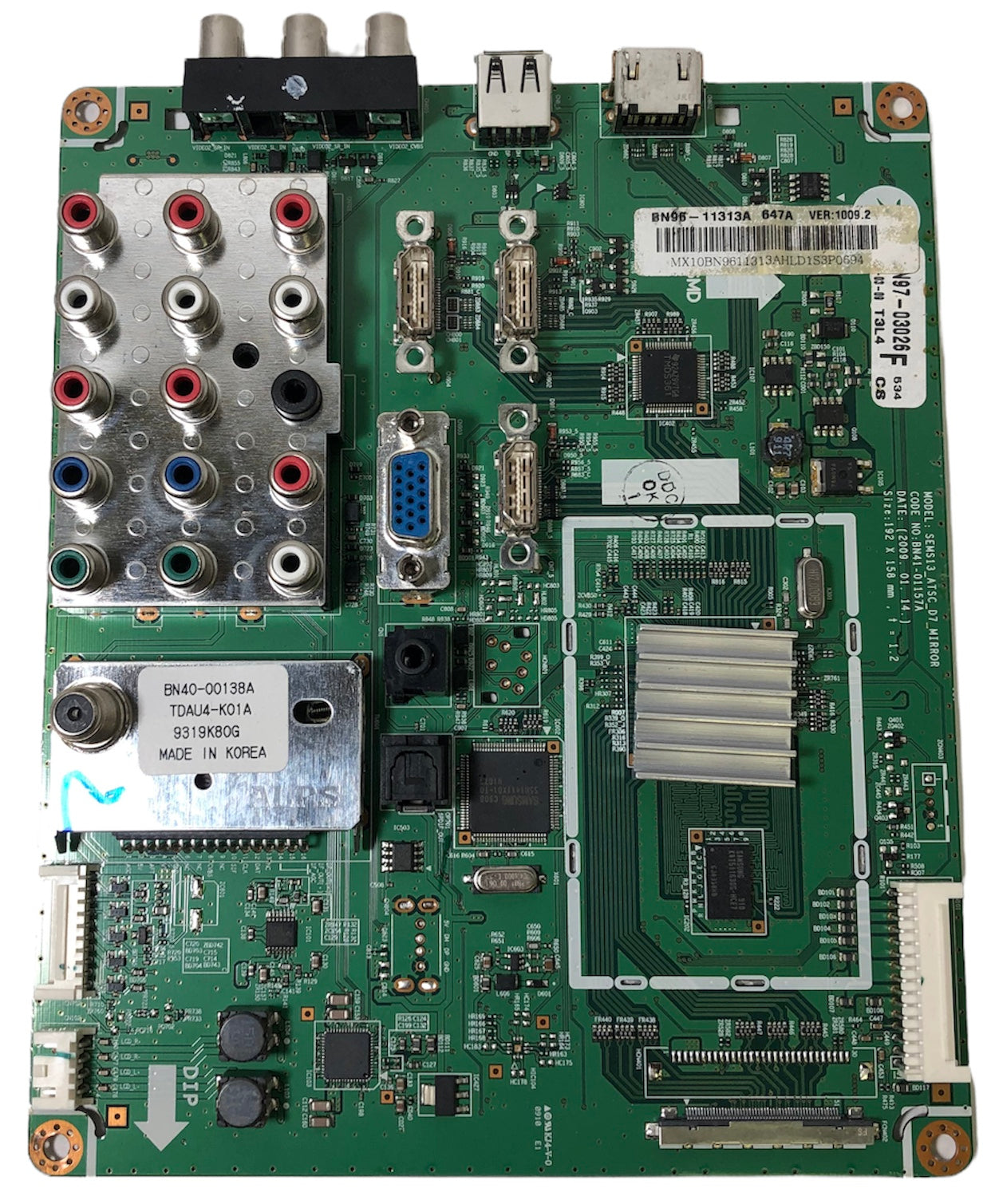 Samsung BN96-11313A Main Board for LN46B540P8FXZA Otarealm