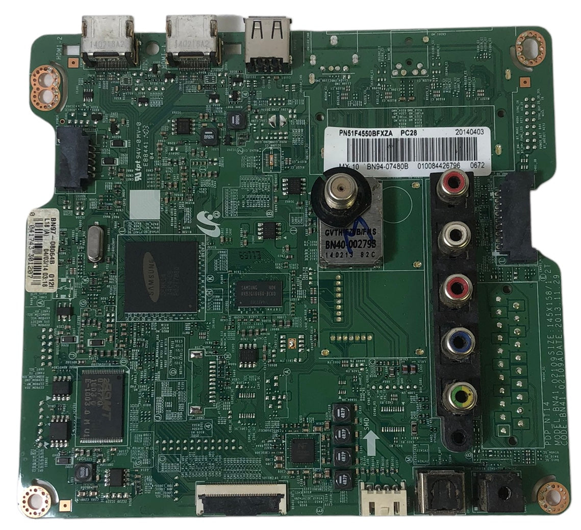 Samsung BN94-07480B Main Board for PN51F4550BFXZA Otarealm