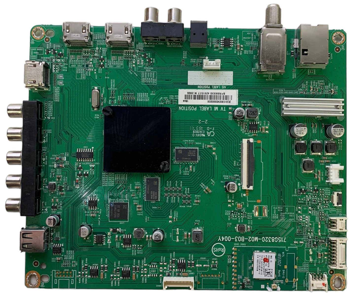 Vizio 756TXICB02K030 Main Board for D43F-F1 (LTM7VNKU Serial) Otarealm