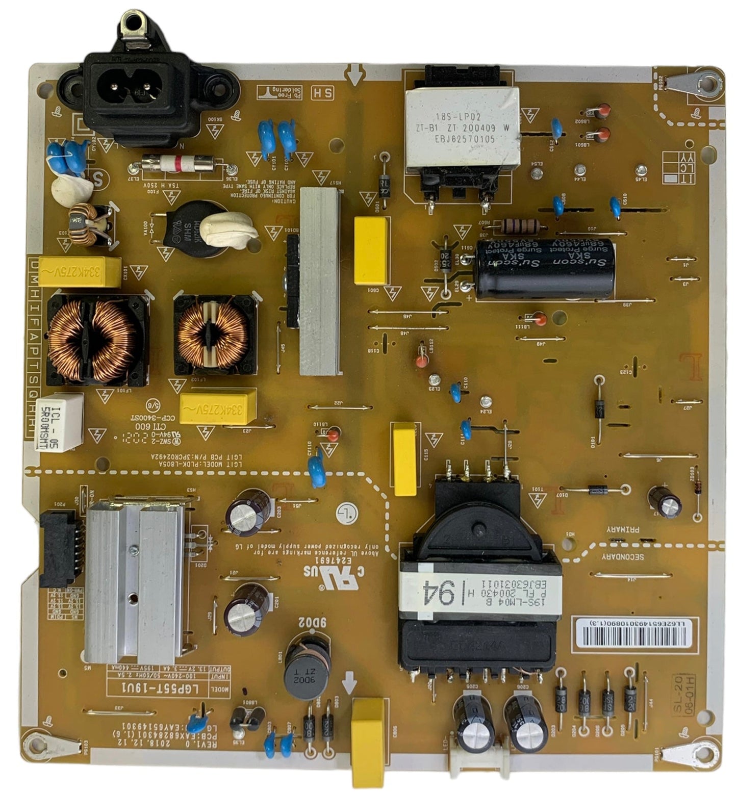 LG EAY65149301 Power Supply/LED Driver Board Otarealm